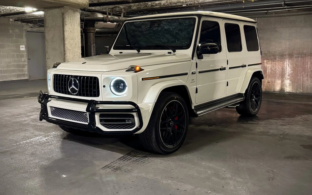 Mercedes-AMG G63 (White) rental in Chicago, photo of the actual car