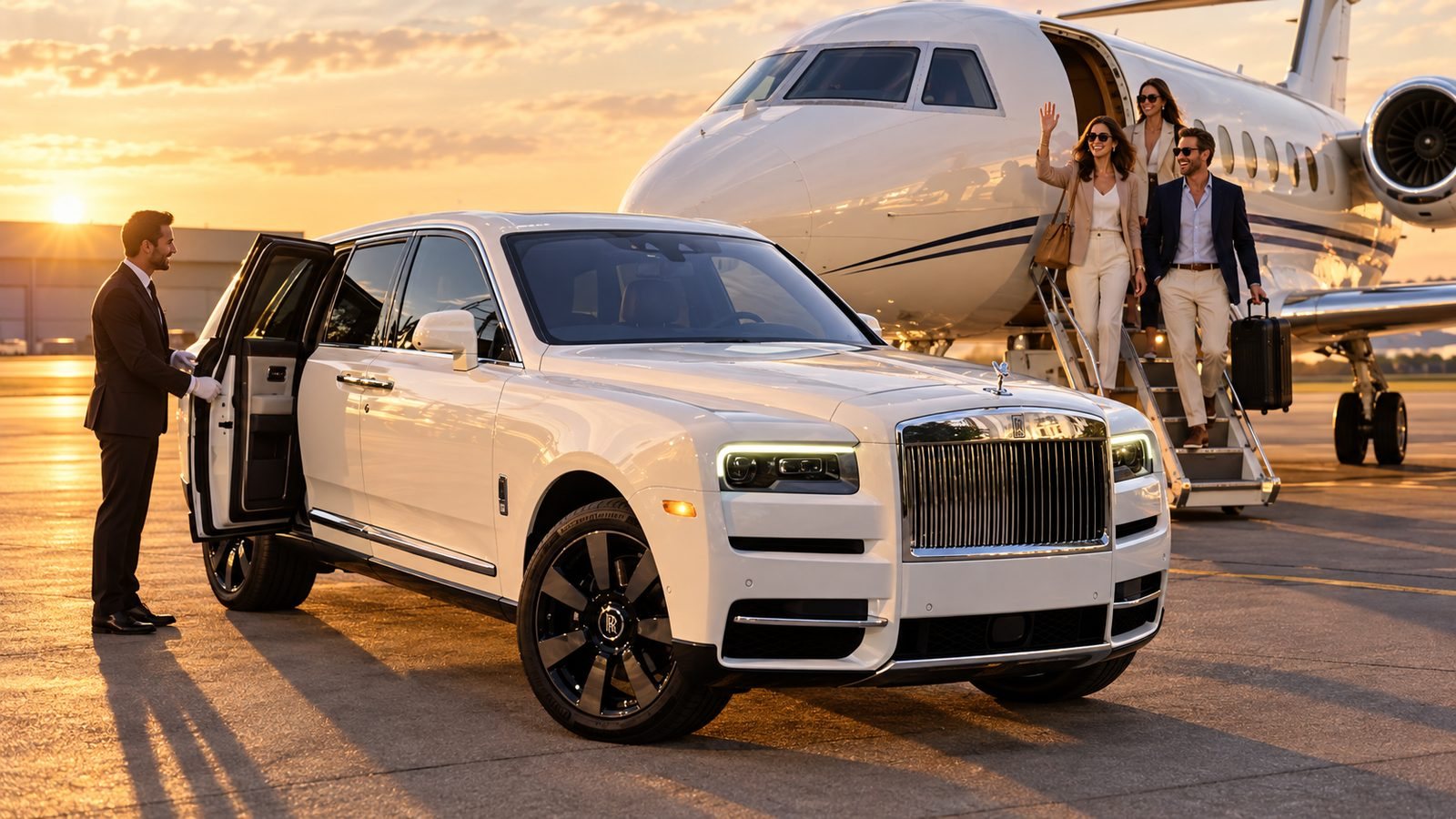 Corporate & VIP arrivals with a car from Lamborghini Rental Chicago