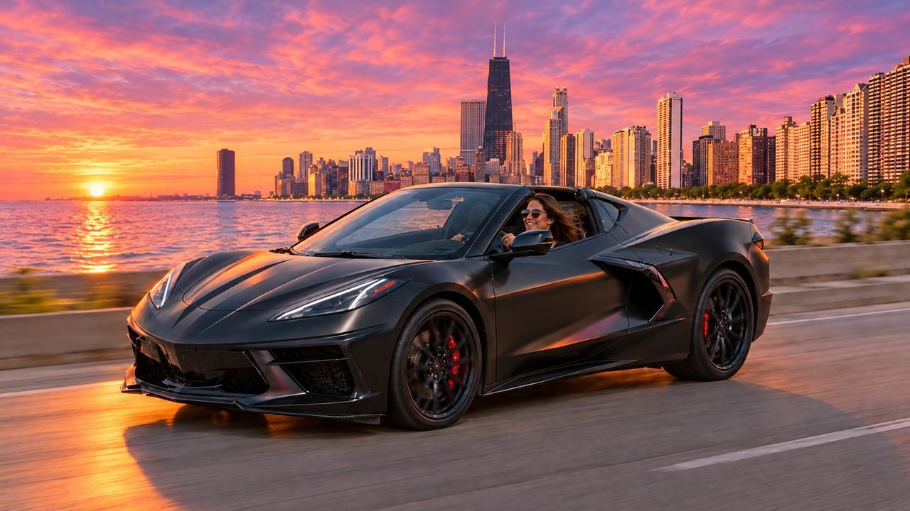 Proposals with a car from Lamborghini Rental Chicago
